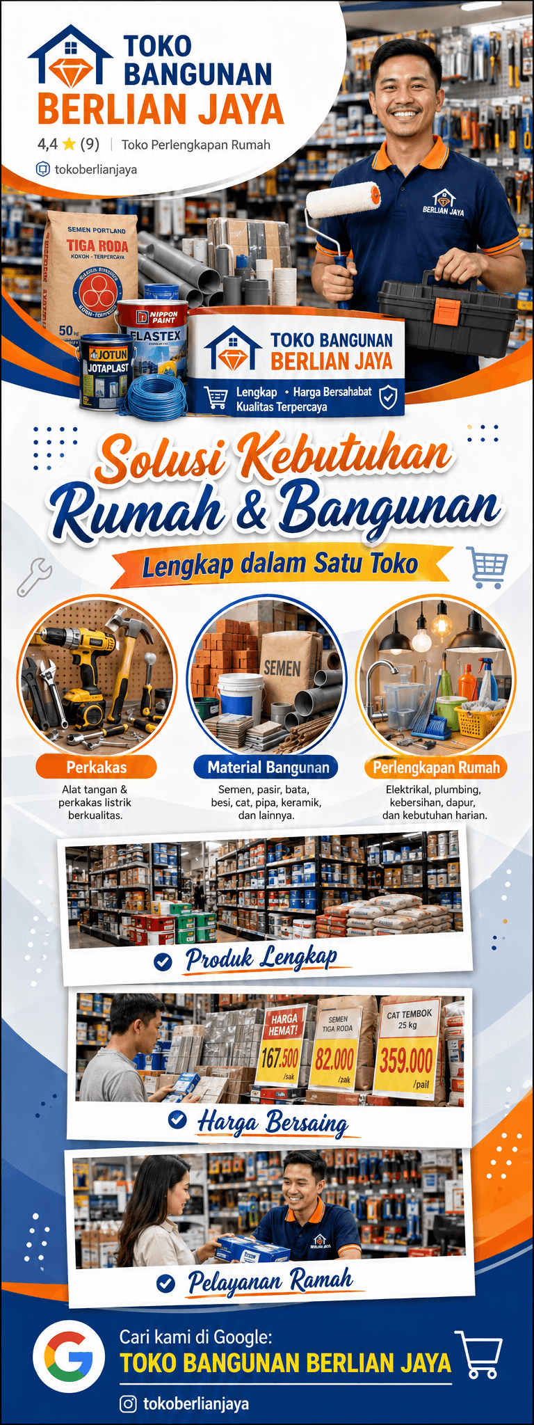 Promosi Toko Bangunan Berlian Jaya